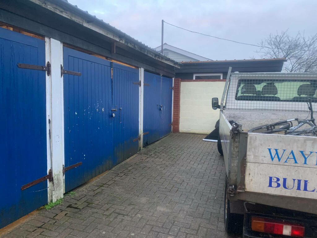 garage building project, suffolk builder